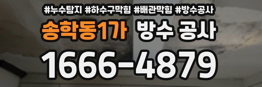 송학동1가 방수 공사