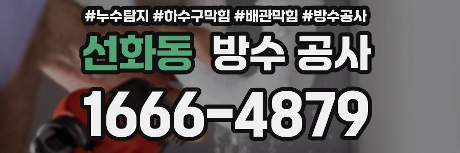선화동 방수 공사