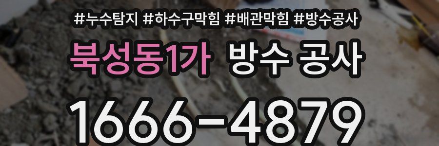 북성동1가 방수 공사