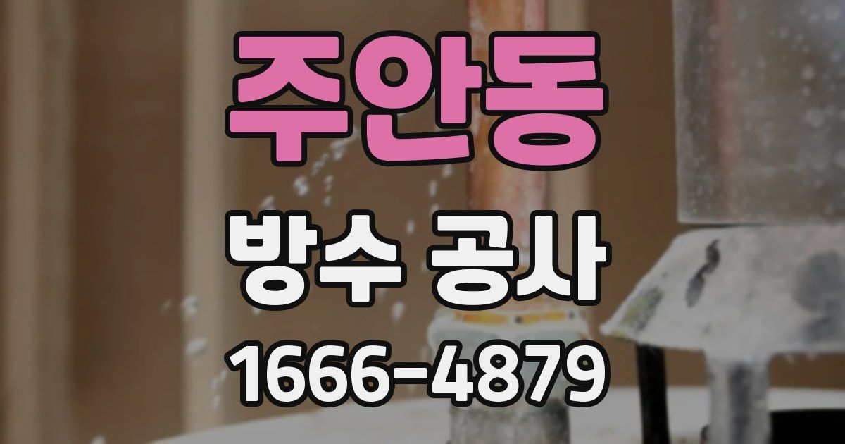 주안동 방수 공사