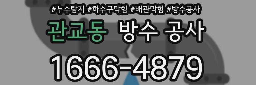 관교동 방수 공사