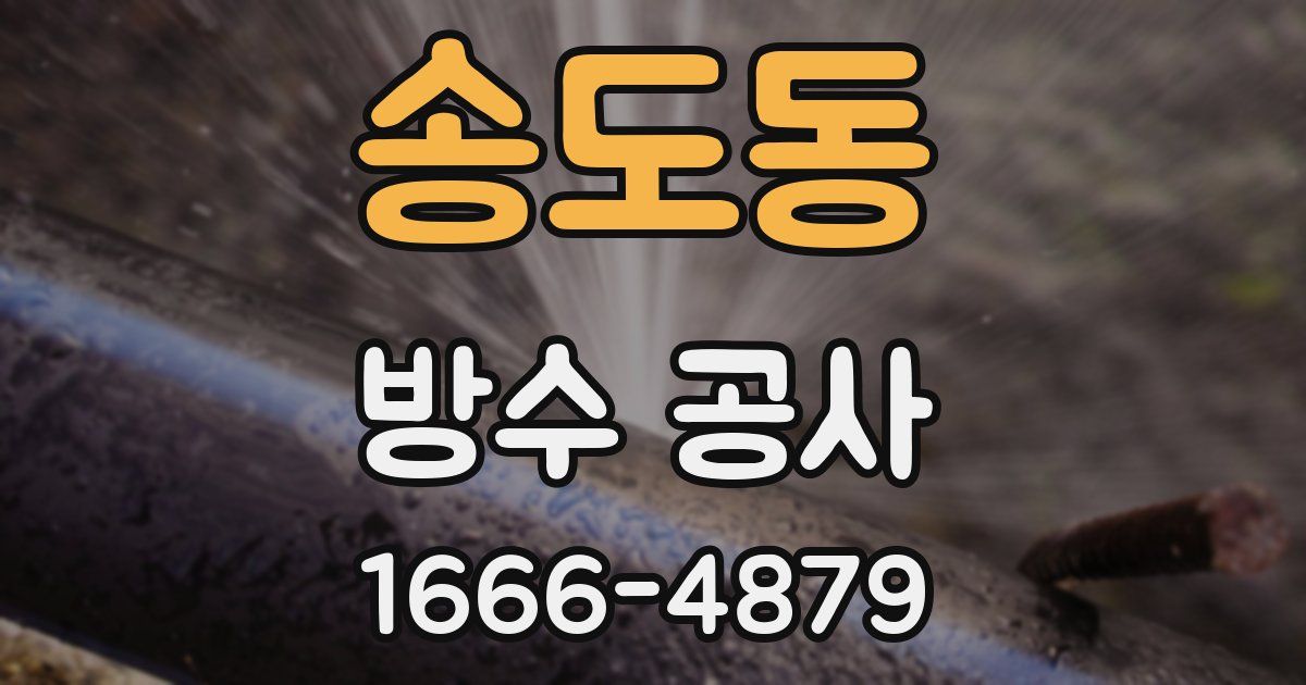 송도동 방수 공사