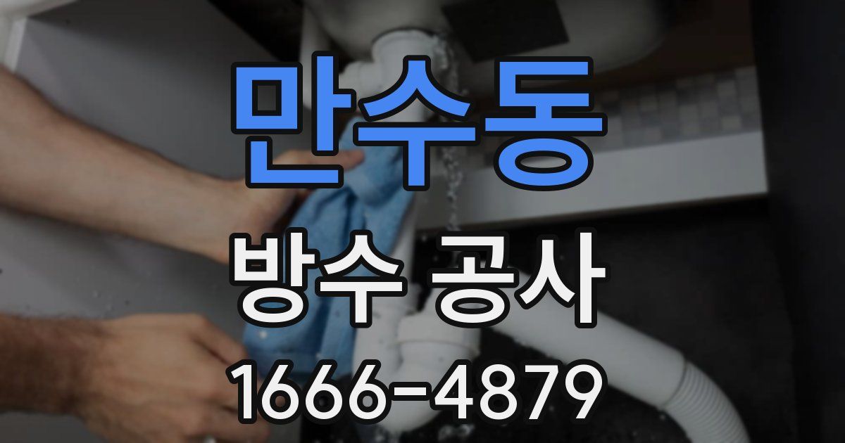 만수동 방수 공사