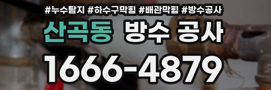 산곡동 방수 공사