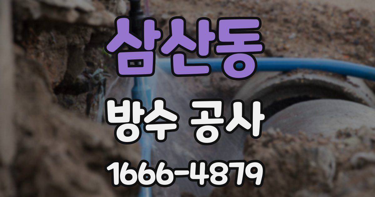 삼산동 방수 공사