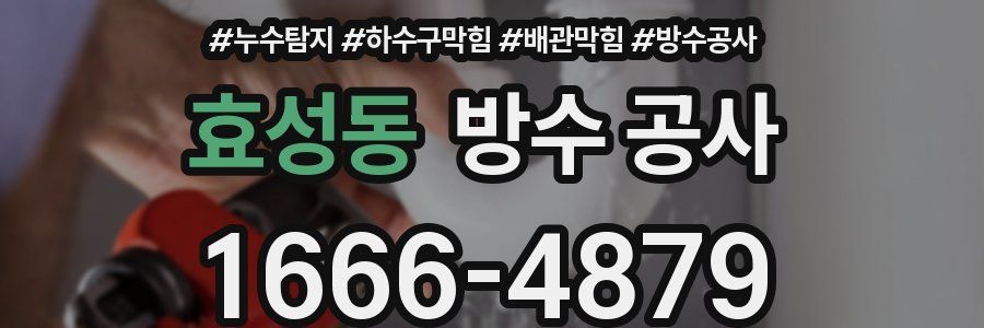 효성동 방수 공사