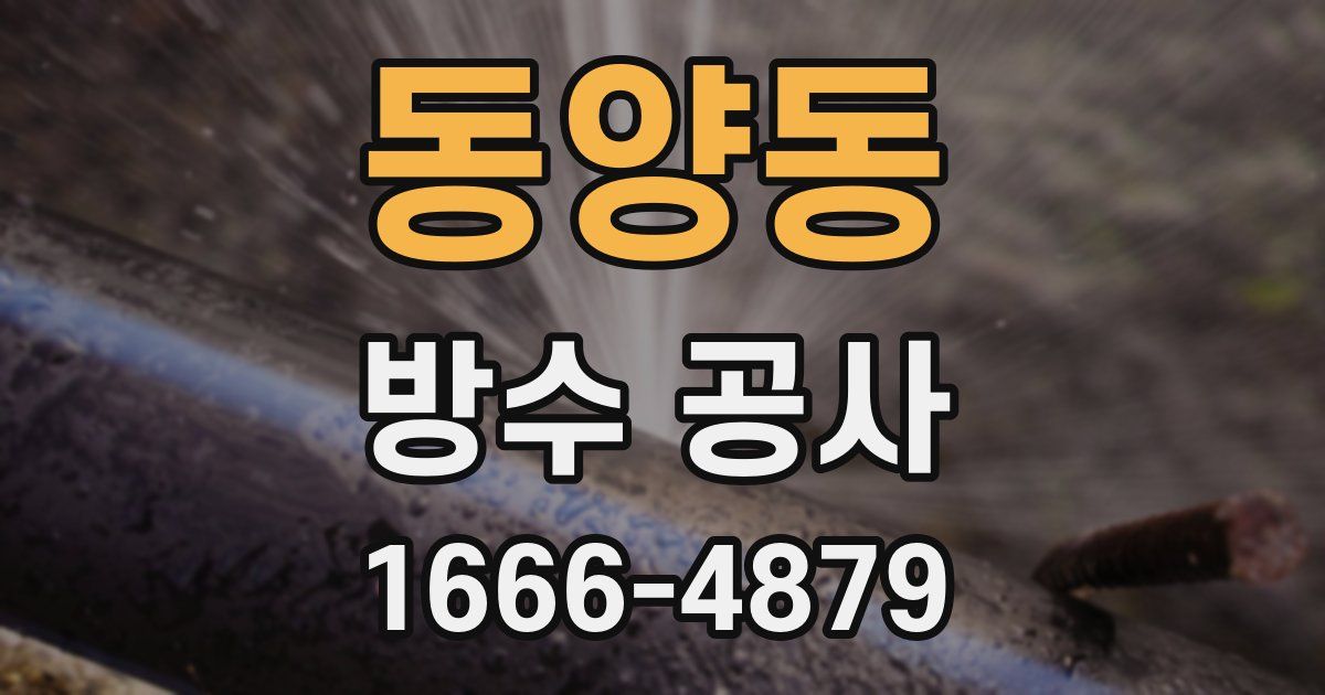 동양동 방수 공사