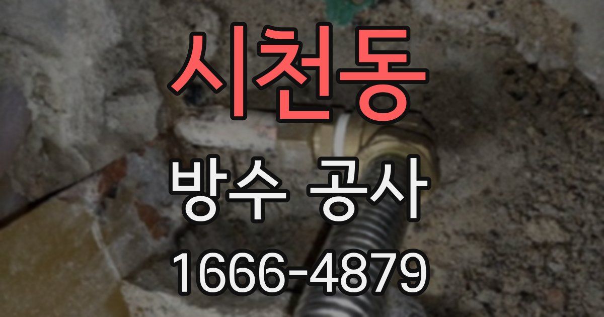 시천동 방수 공사