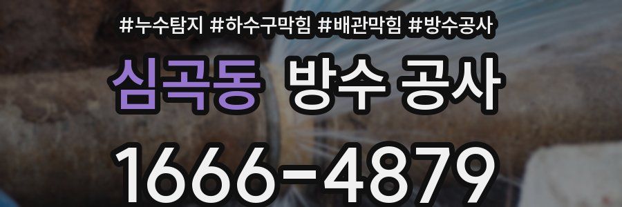 심곡동 방수 공사
