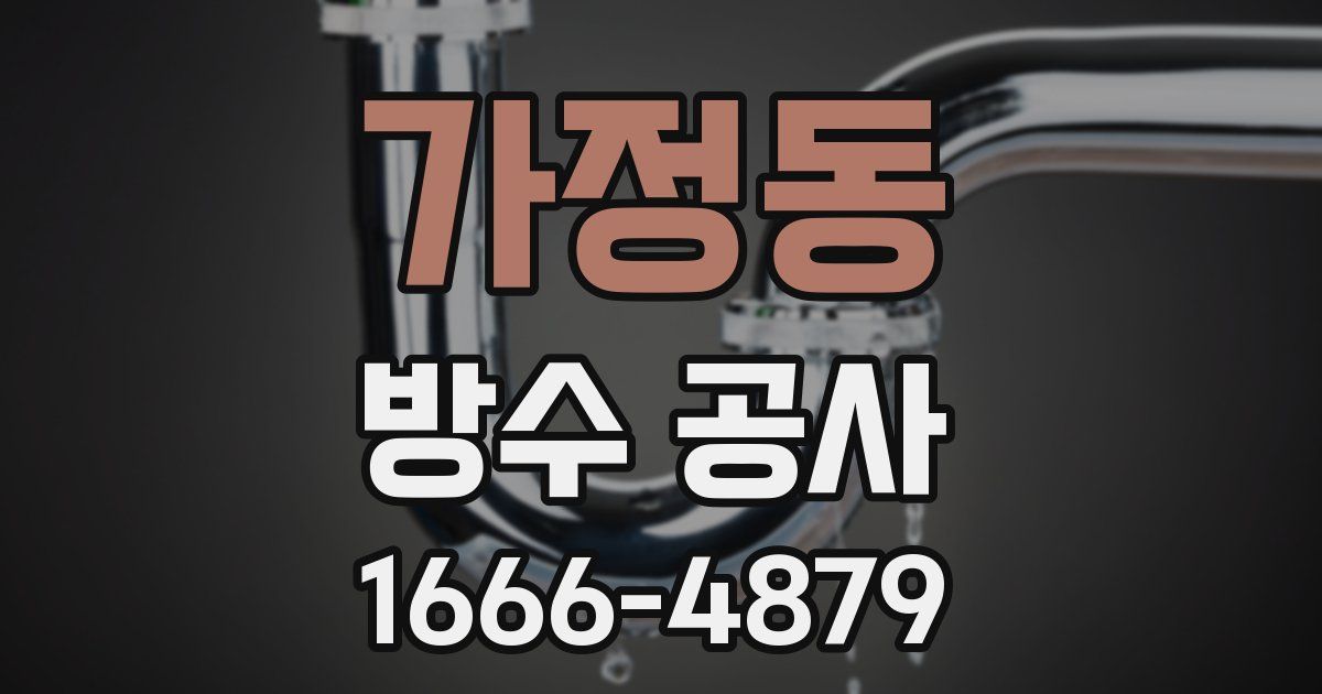 가정동 방수 공사