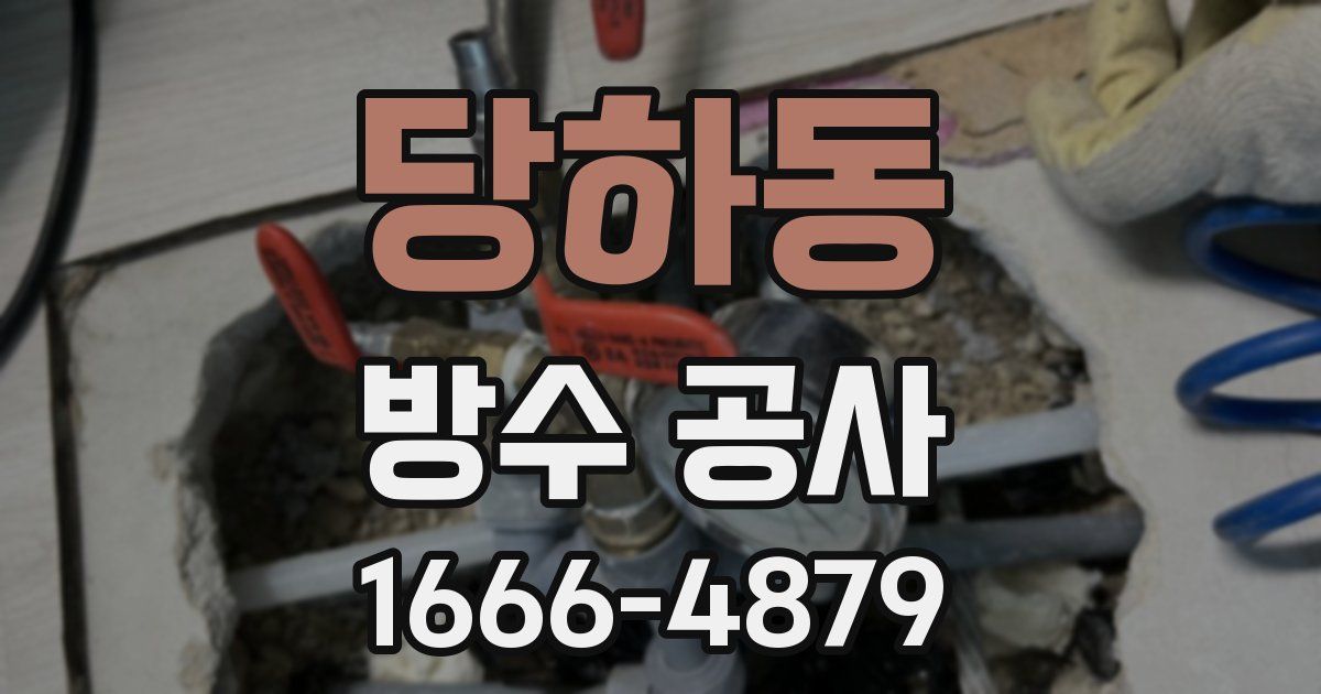 당하동 방수 공사