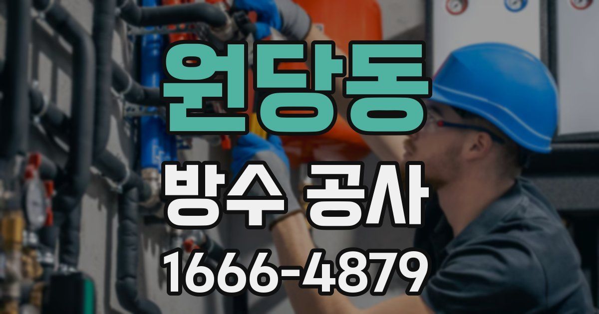 원당동 방수 공사