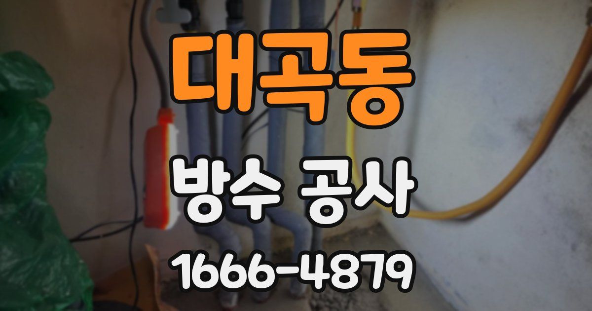 대곡동 방수 공사
