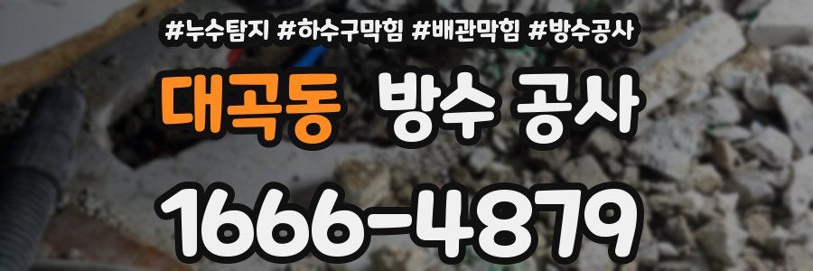 대곡동 방수 공사