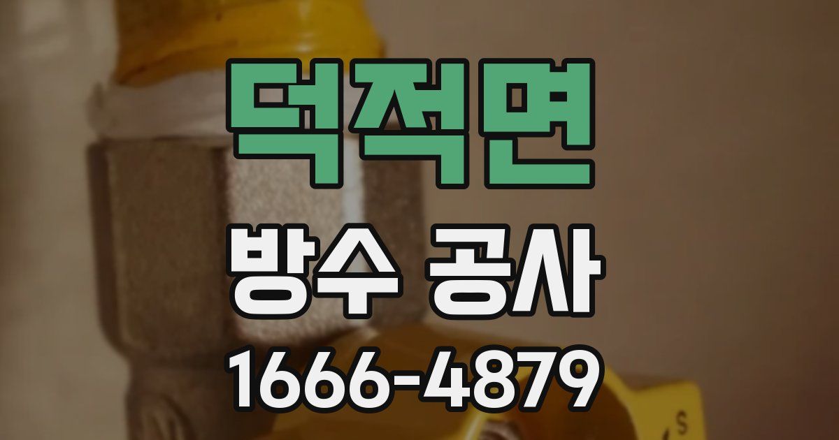 덕적면 방수 공사