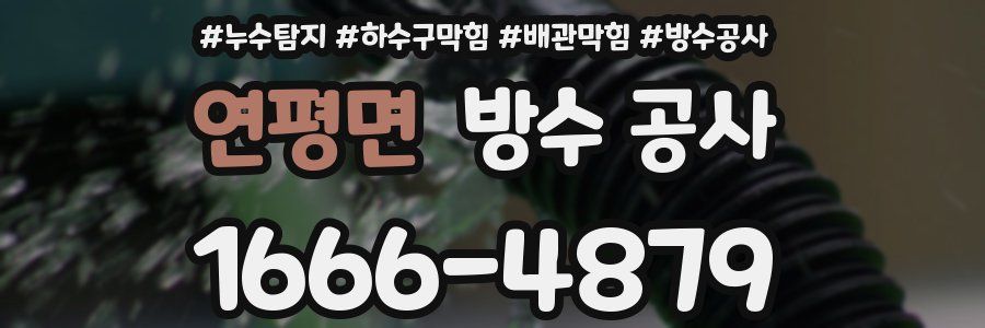 연평면 방수 공사