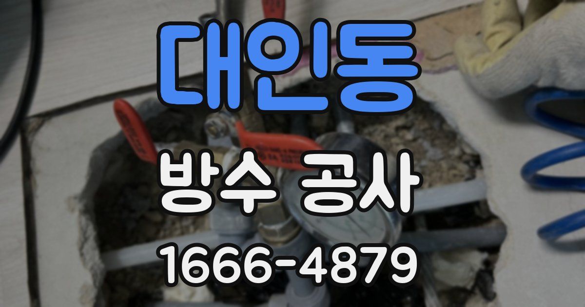 대인동 방수 공사