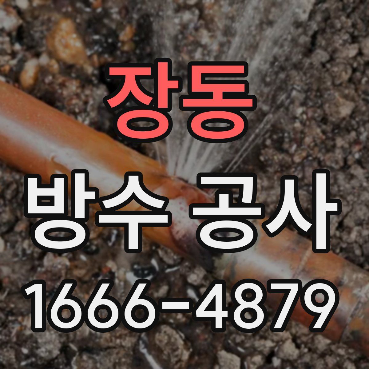 장동 방수 공사