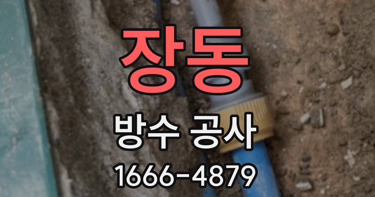 장동 방수 공사