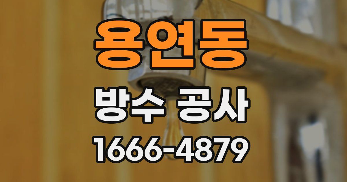 용연동 방수 공사