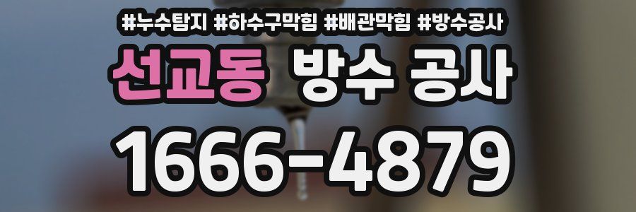 선교동 방수 공사