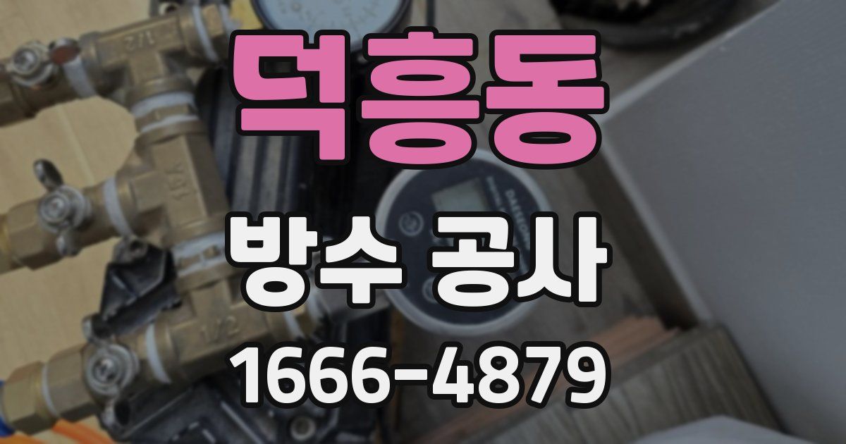 덕흥동 방수 공사