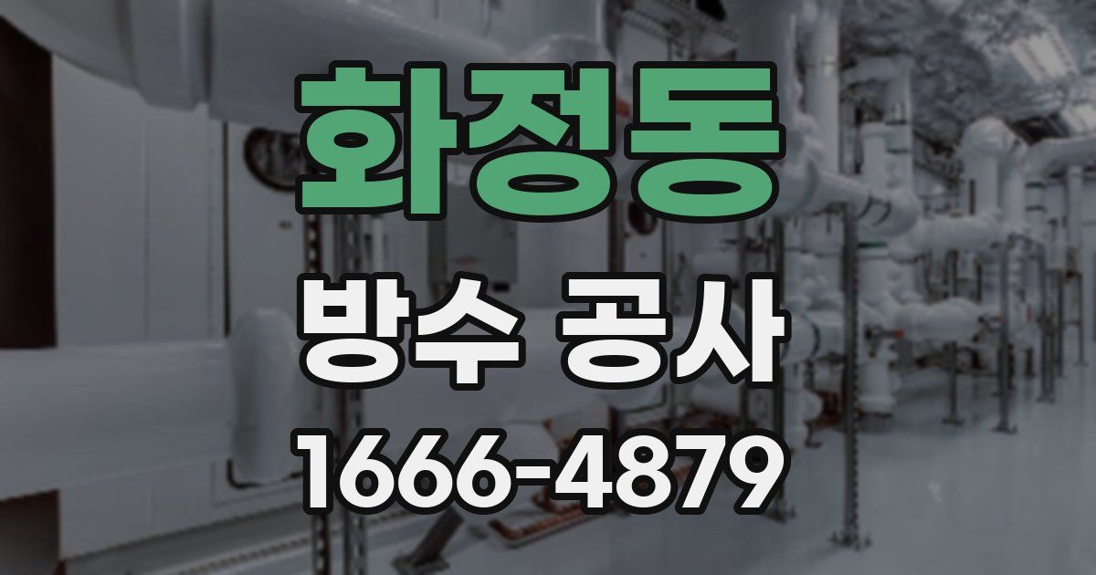 화정동 방수 공사