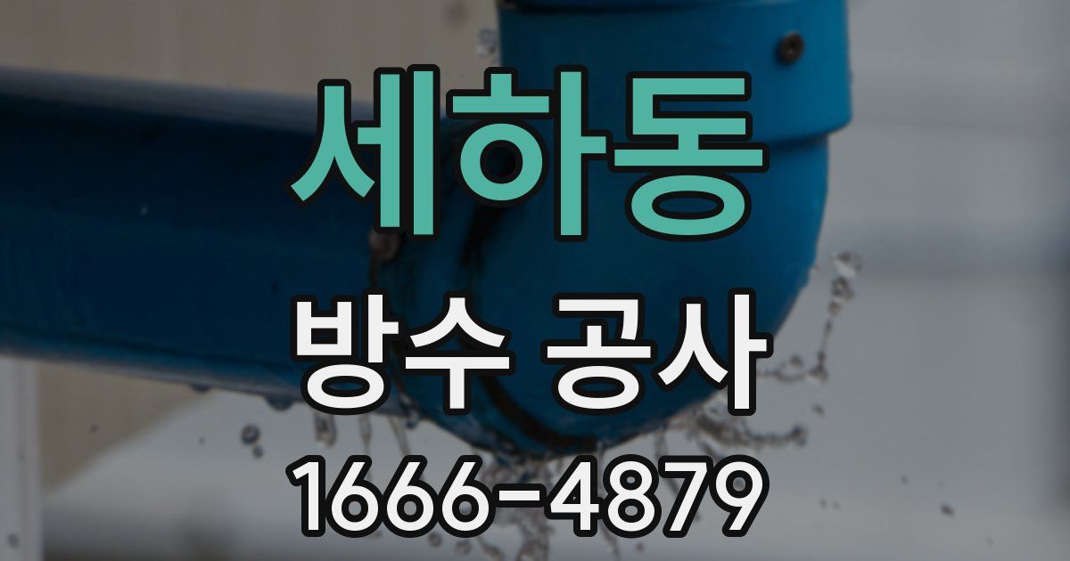 세하동 방수 공사