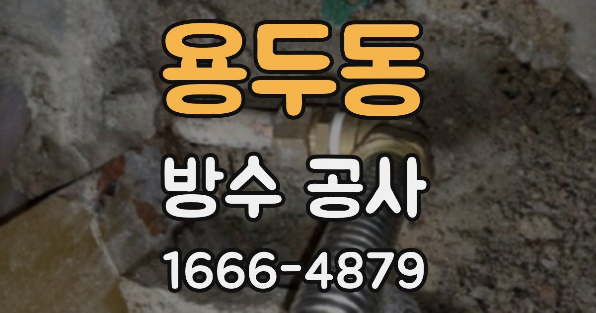 용두동 방수 공사