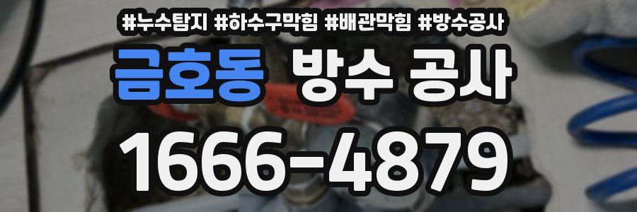금호동 방수 공사