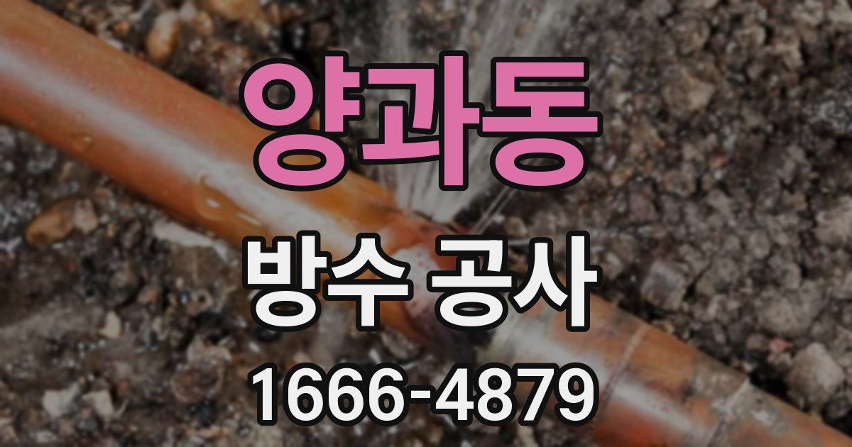 양과동 방수 공사