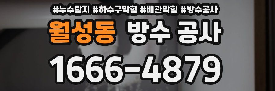 월성동 방수 공사