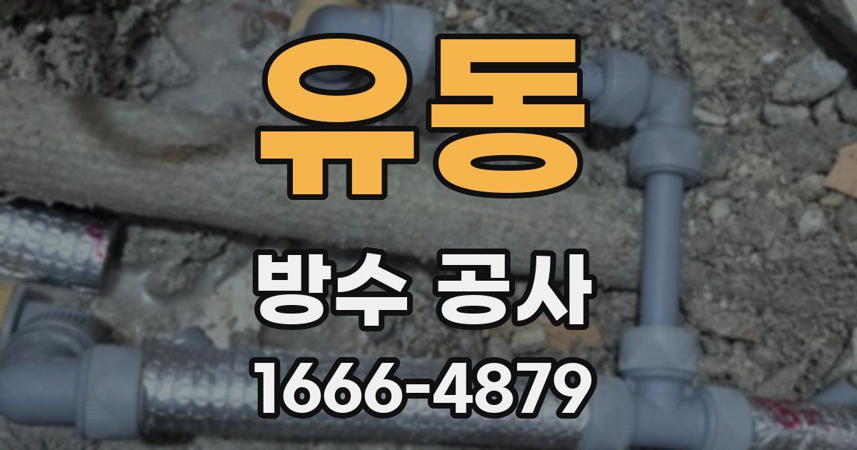 유동 방수 공사