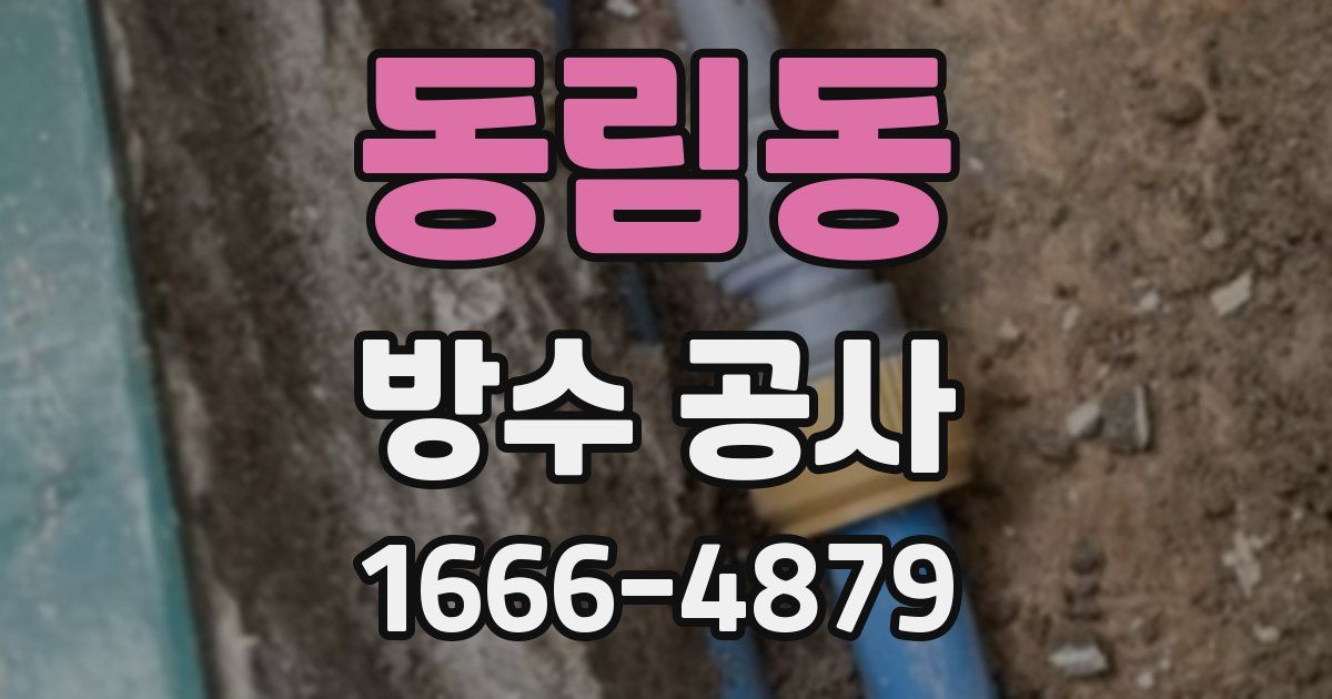 동림동 방수 공사