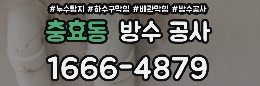 충효동 방수 공사