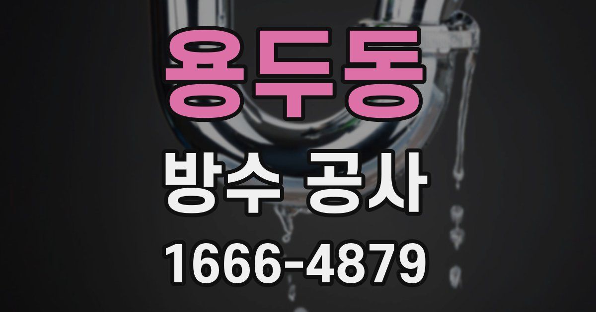 용두동 방수 공사