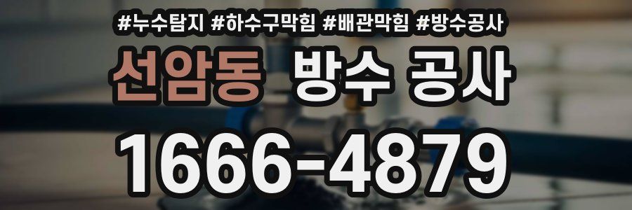 선암동 방수 공사