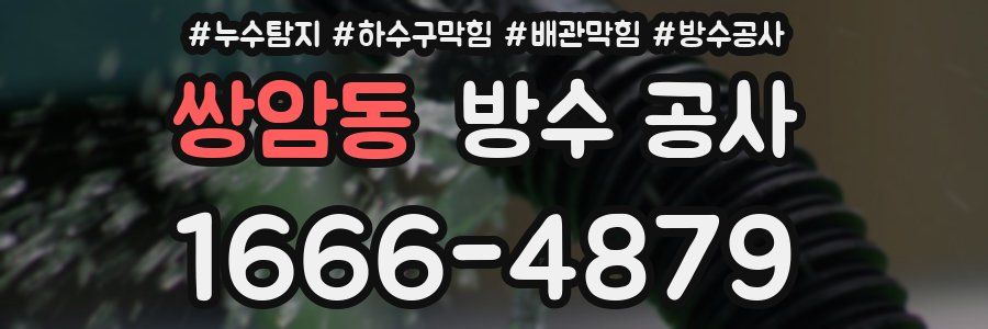쌍암동 방수 공사