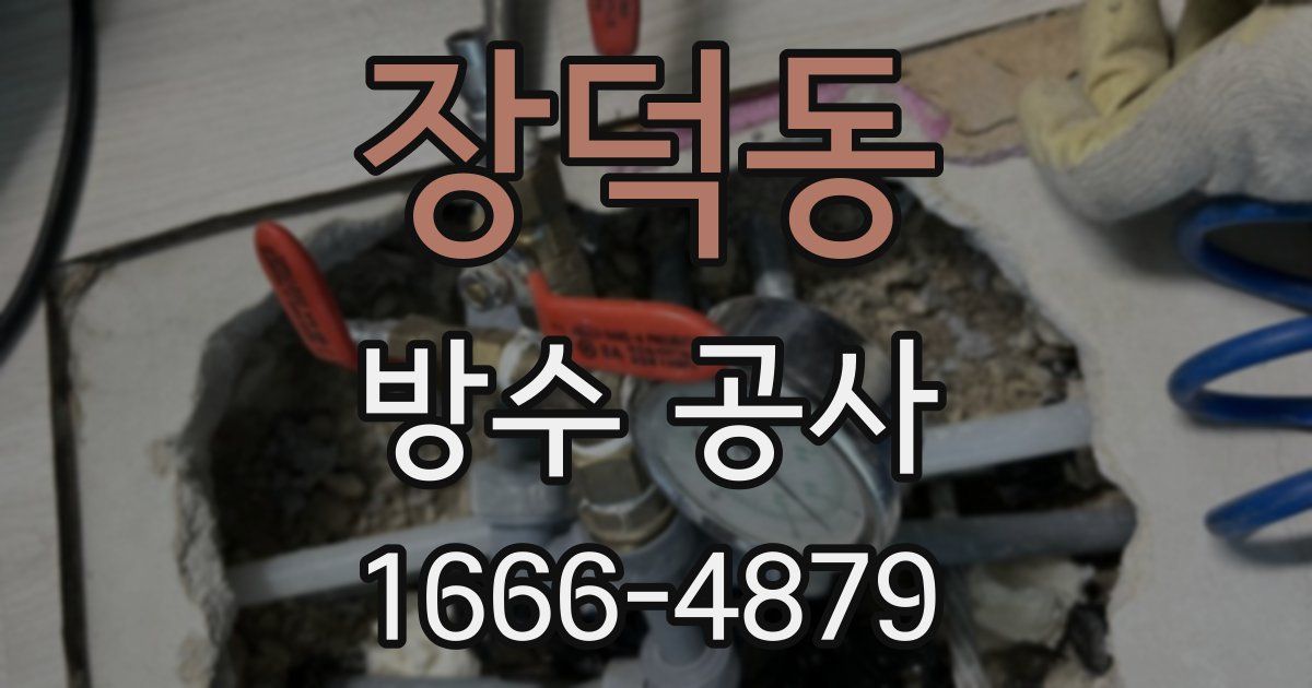 장덕동 방수 공사