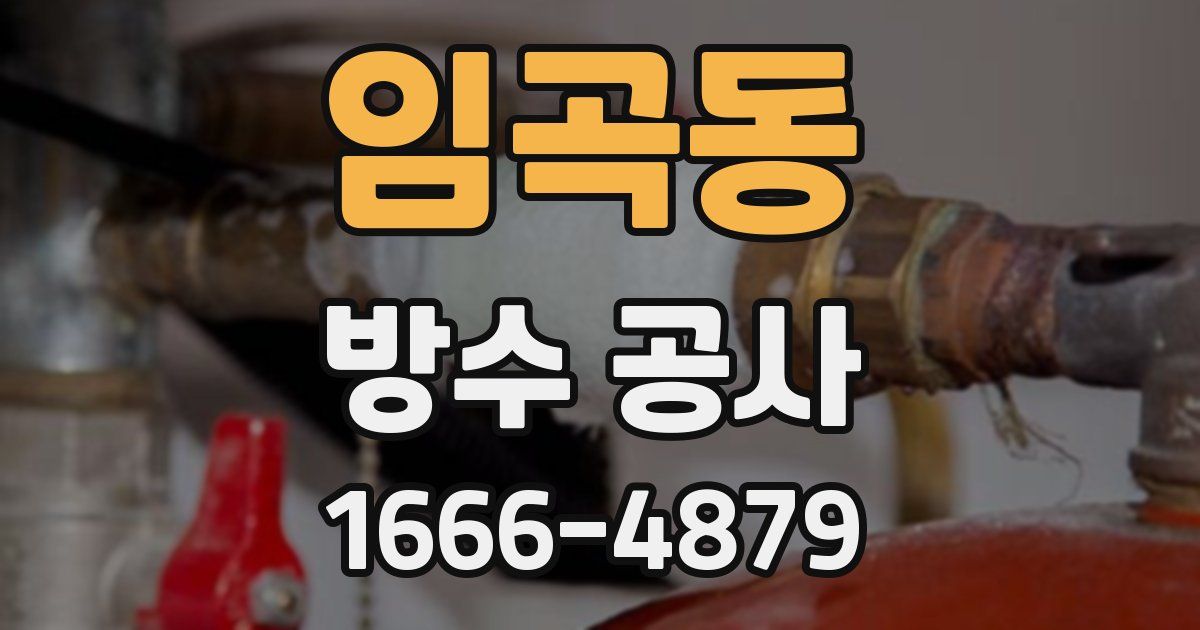 임곡동 방수 공사