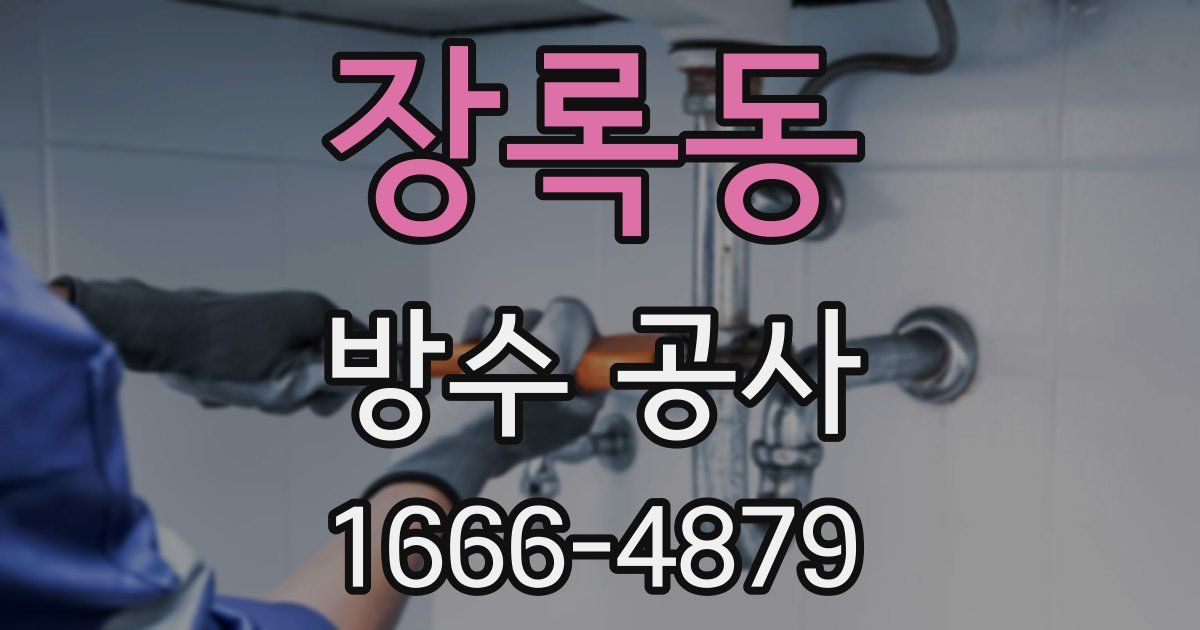 장록동 방수 공사