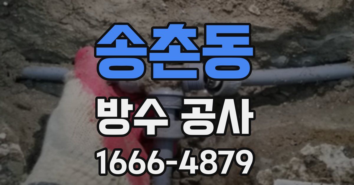 송촌동 방수 공사
