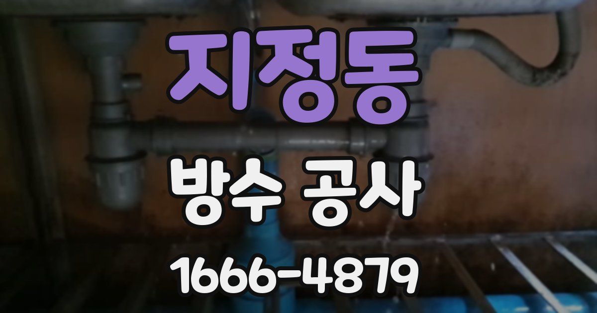 지정동 방수 공사