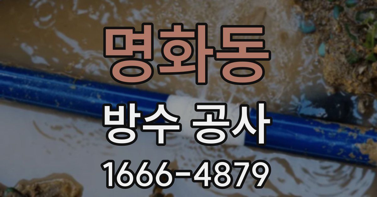 명화동 방수 공사