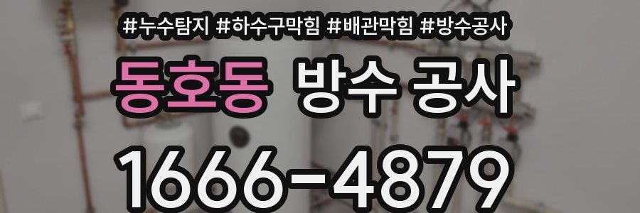 동호동 방수 공사