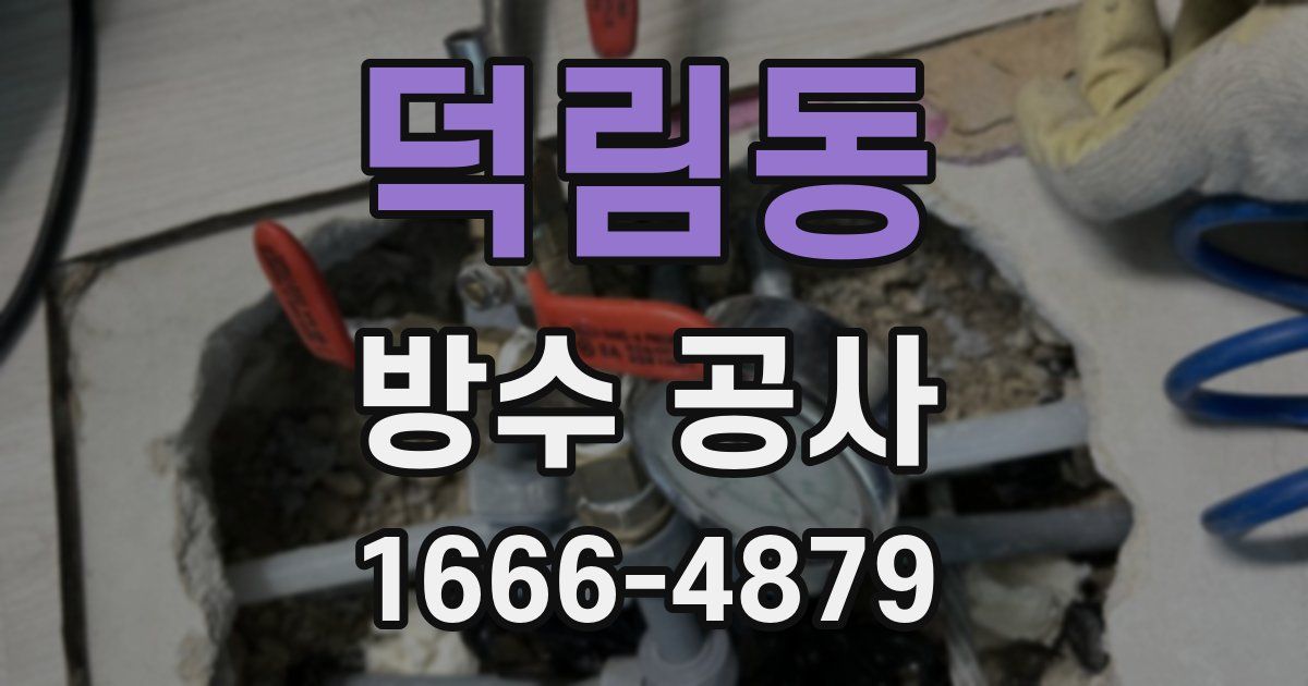 덕림동 방수 공사