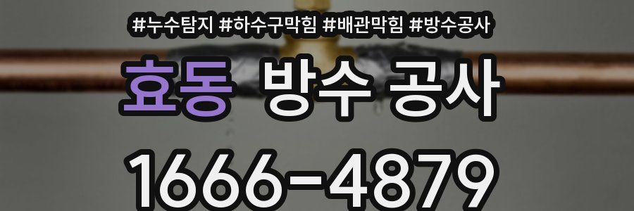 효동 방수 공사