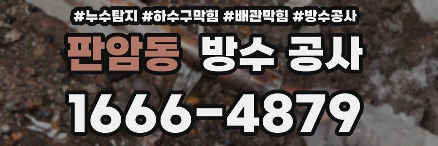 판암동 방수 공사