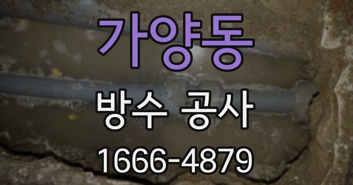 가양동 방수 공사