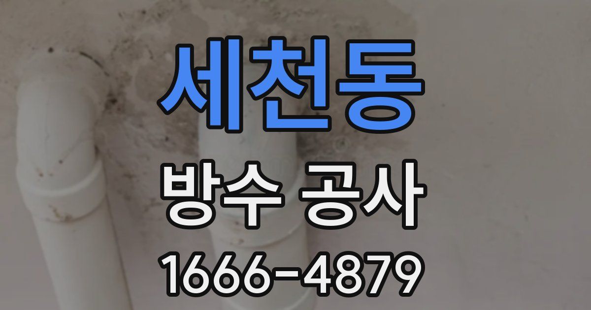 세천동 방수 공사